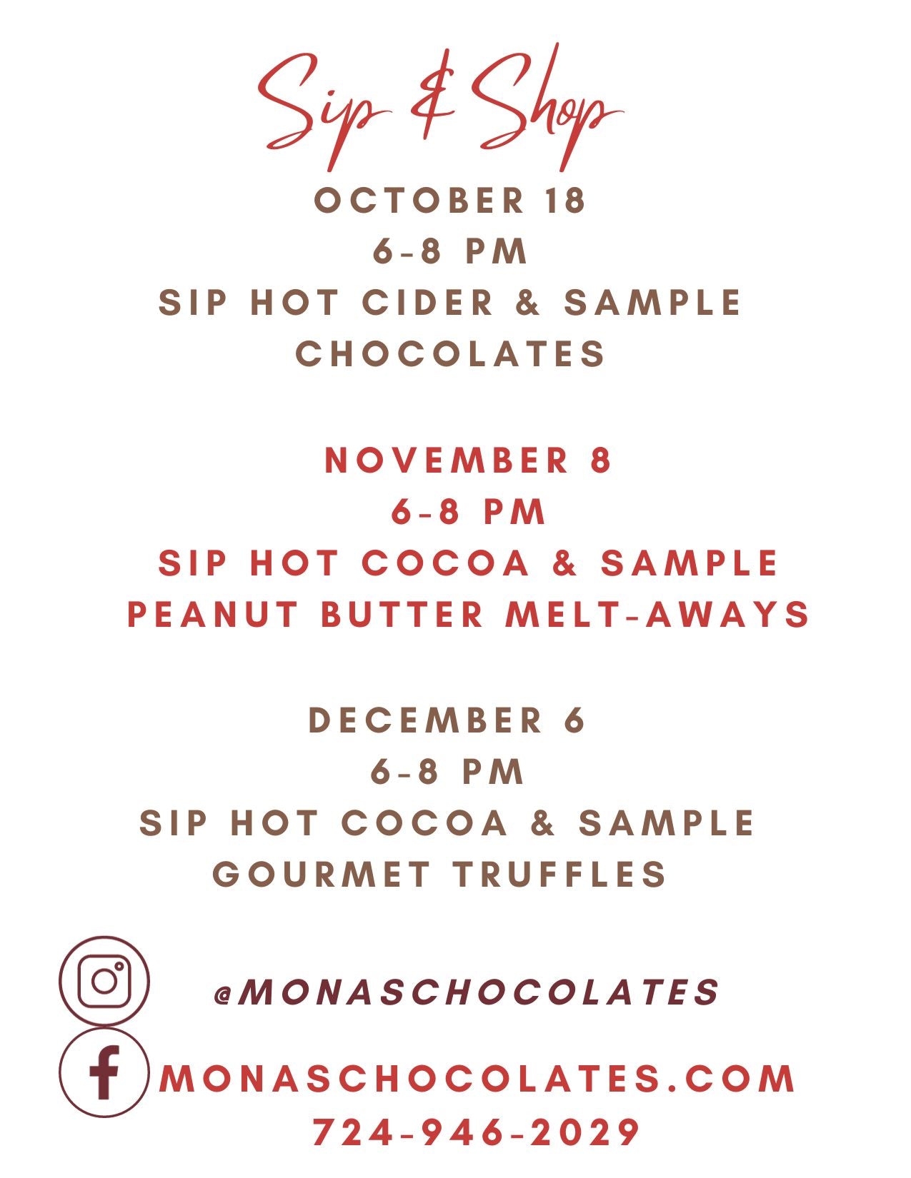 December After Hours Sip & Shop