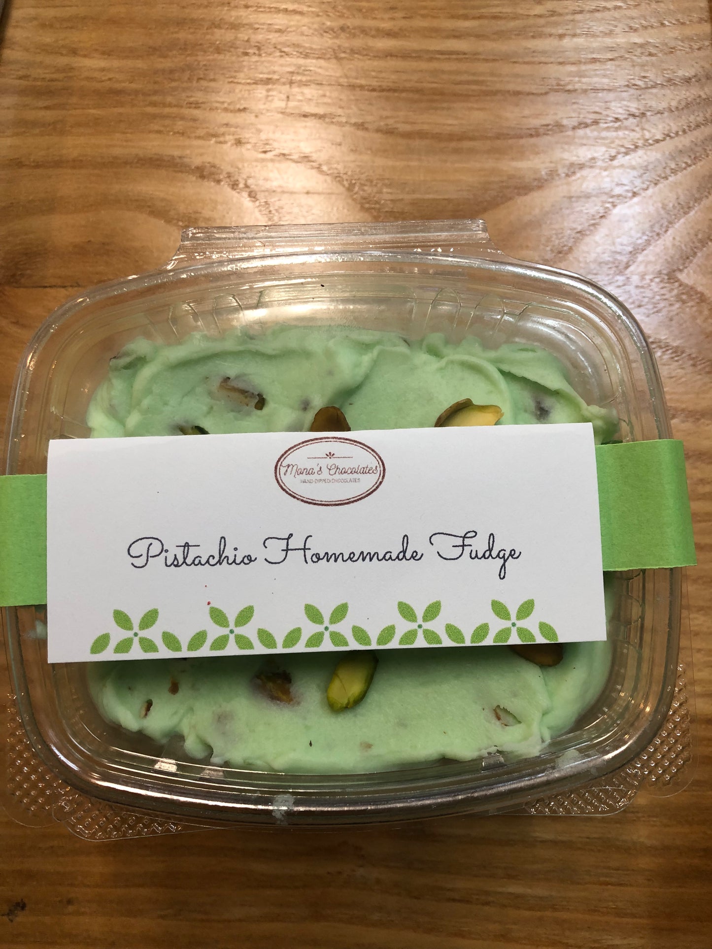 Pistachio Homemade Fudge 8 ounces