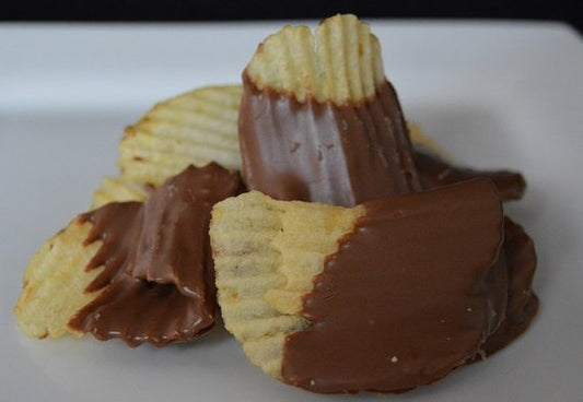 Mona's Chocolate Dipped Potato Chips