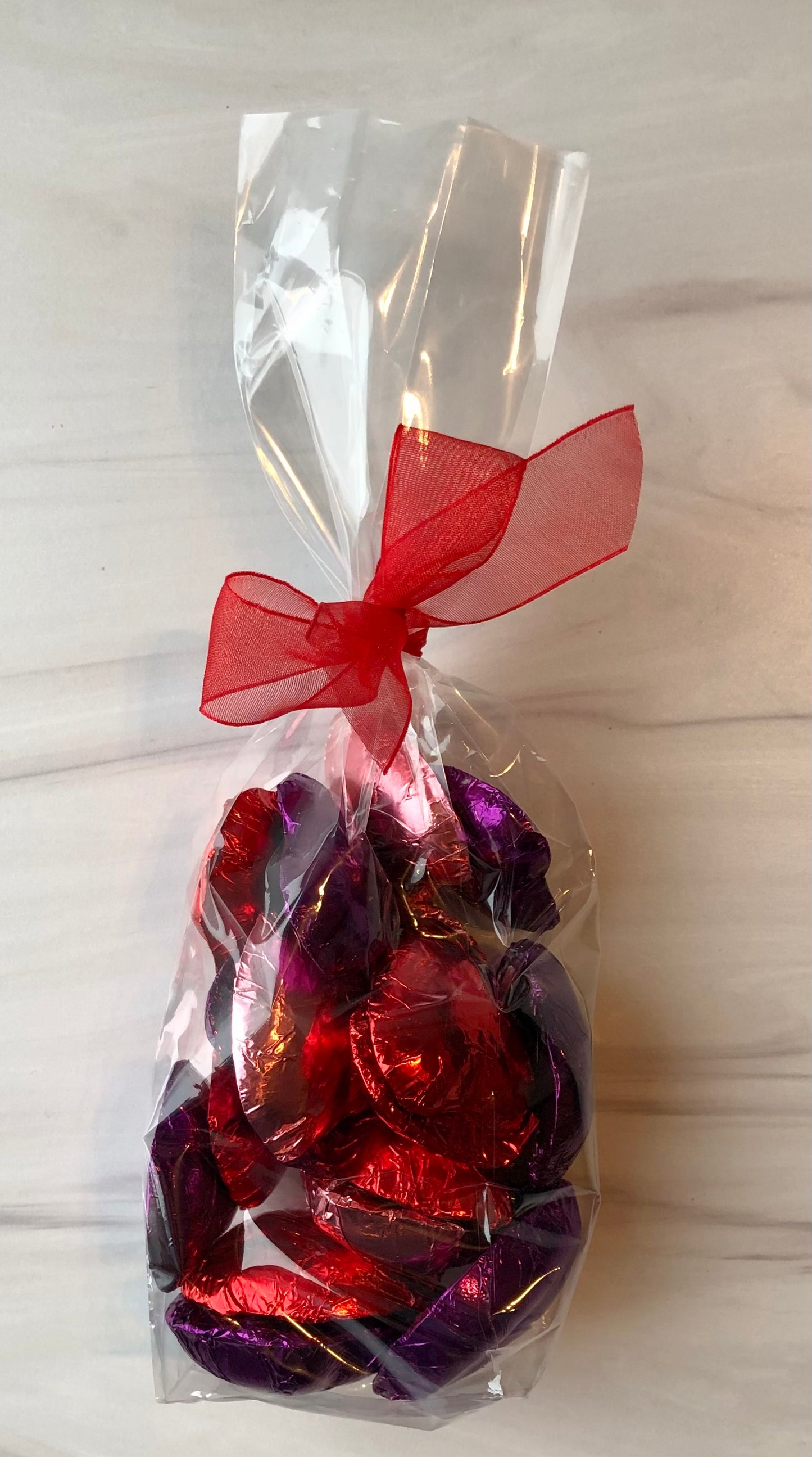 Chocolate Hearts and Lips Gift Bag