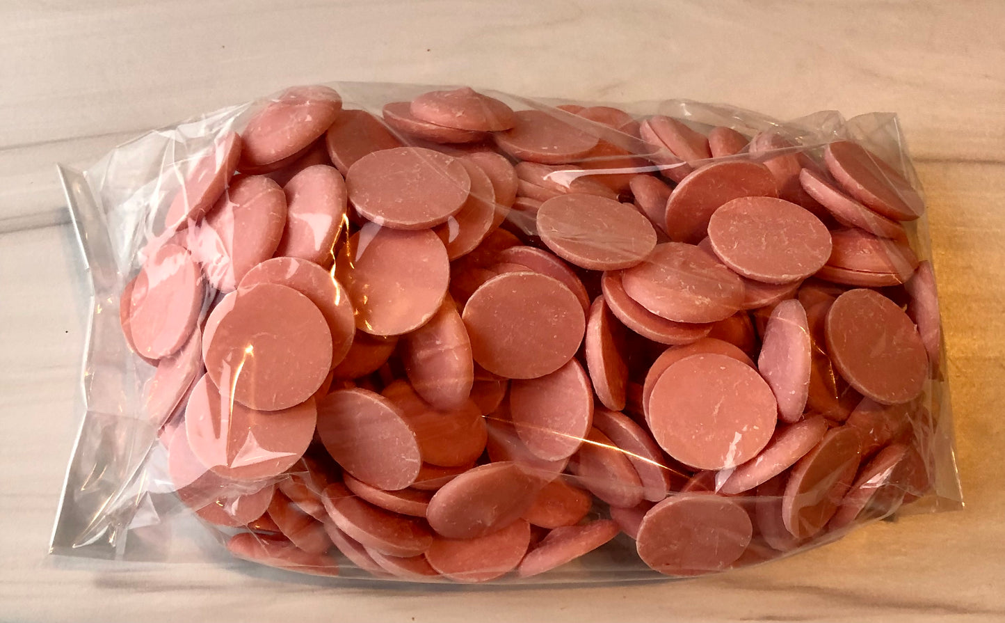 Clasen Alpine Pink Chocolate Confectionery Candy Melts 1 LB