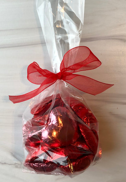 Chocolate Hearts and Lips Gift Bag