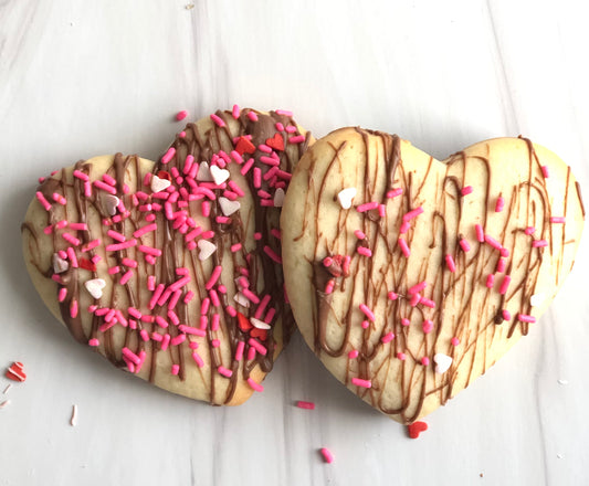 Heart Shaped Cutout Sugar Cookies