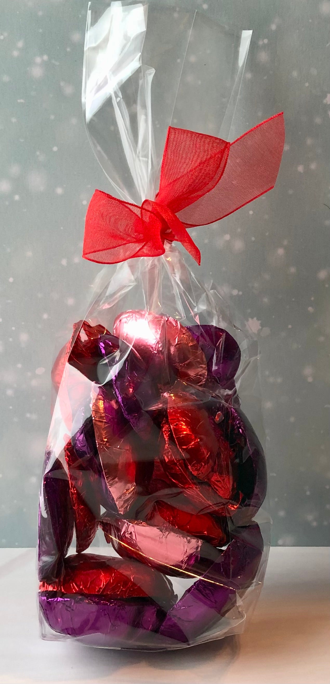 Chocolate Hearts and Lips Gift Bag