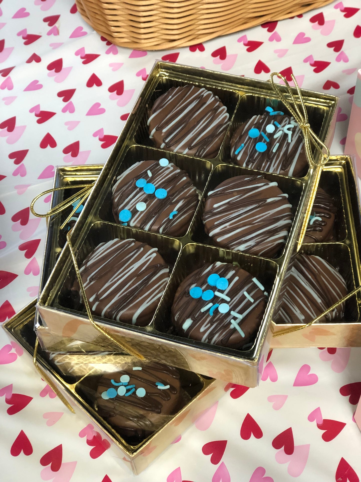 Mona's Chocolate Covered Sandwich Cookies Gift Box