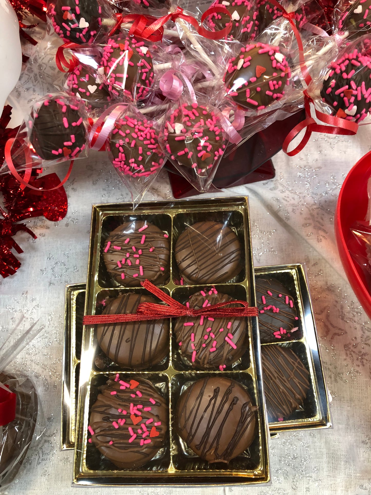 Mona's Chocolate Covered Sandwich Cookies Gift Box