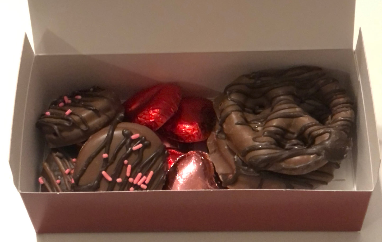 Valentines Mini Chocolate Gift Box College University Care Package