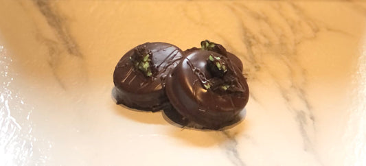 Dark Chocolate Dipped Mint Oreo Cookies