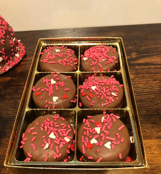 Six Chocolate Dipped Oreo Cookies Gift Box