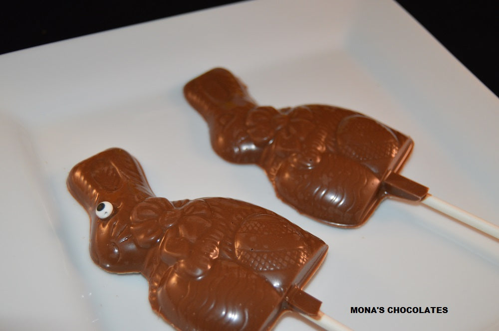 Chocolate Easter Bunny Lollipop