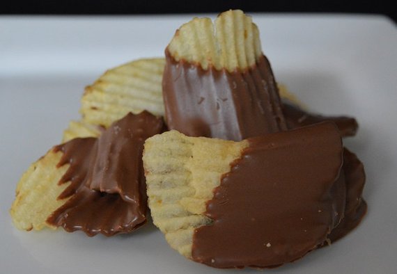 Mona's Chocolate Dipped Potato Chips