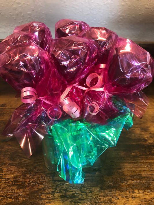 Valentine’s Day Chocolate Rose Lollipop, Wedding Anniversary Favor Favors Gift